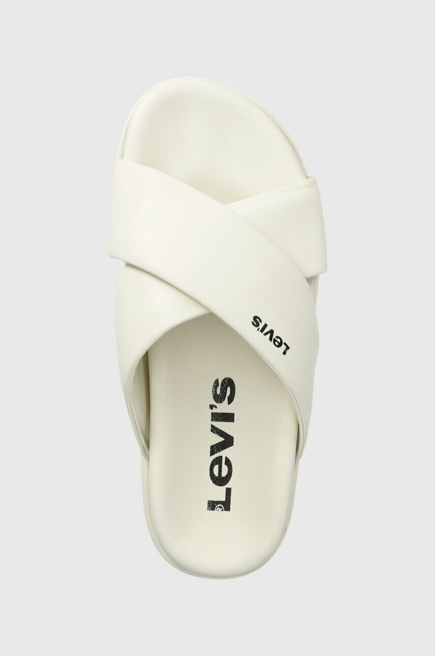 Levi's Чехли Lydia в бяло D7527.0002 - Pepit.bg