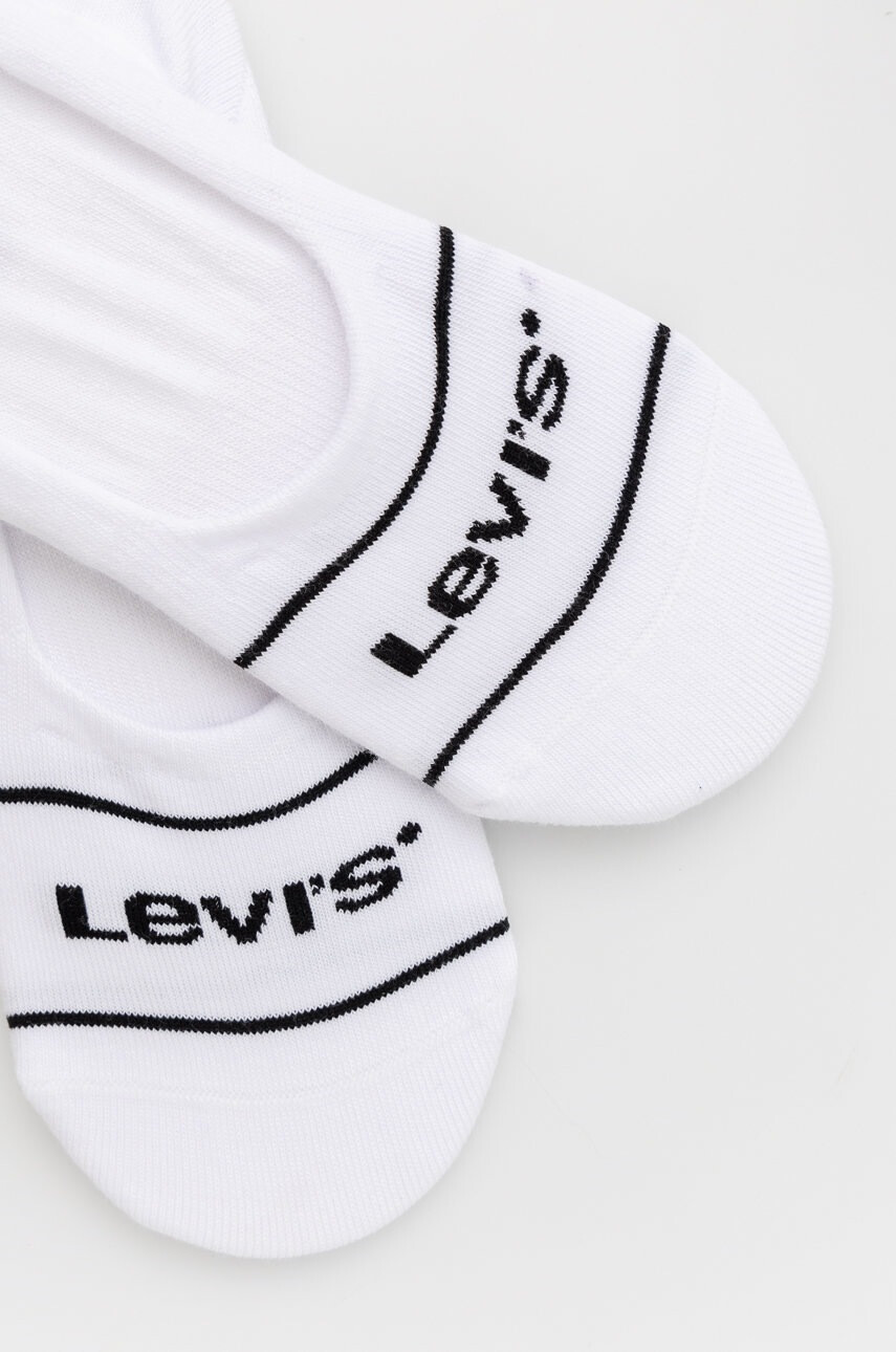 Levi's Чорапи (2-pack) мъжки в бяло - Pepit.bg