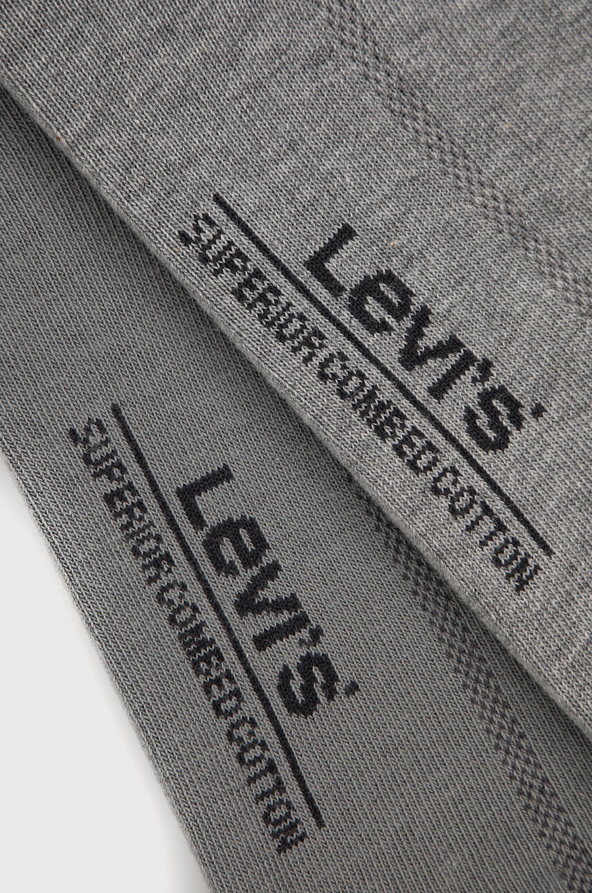 Levi's Чорапи мъжки в сиво - Pepit.bg