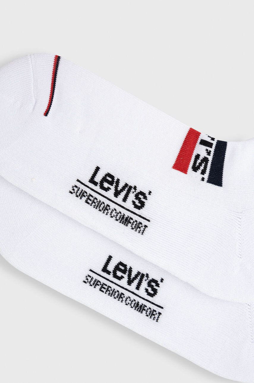 Levi's Чорапи мъжки в бяло - Pepit.bg