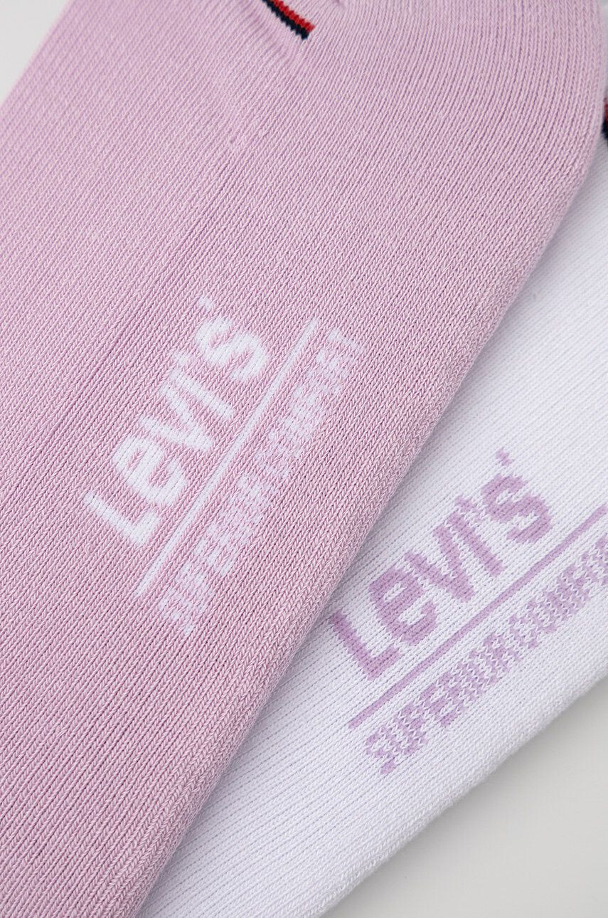 Levi's Чорапи мъжки в розово - Pepit.bg