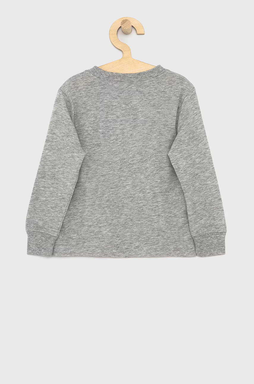 Levi's Детска блуза с дълги ръкави в сиво с изчистен дизайн - Pepit.bg