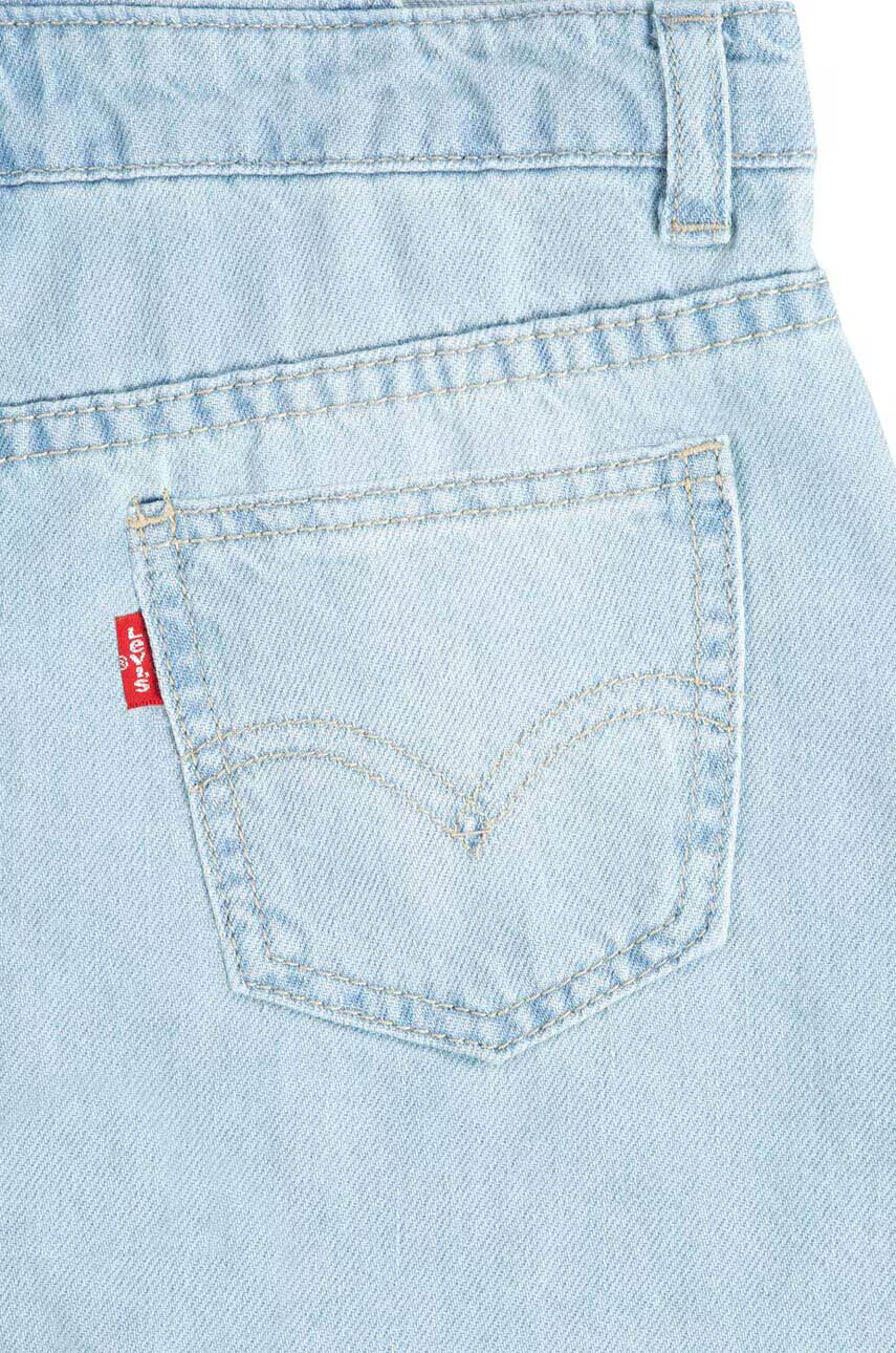 Levi's Детска дънкова рокля в синьо къса със стандартна кройка - Pepit.bg