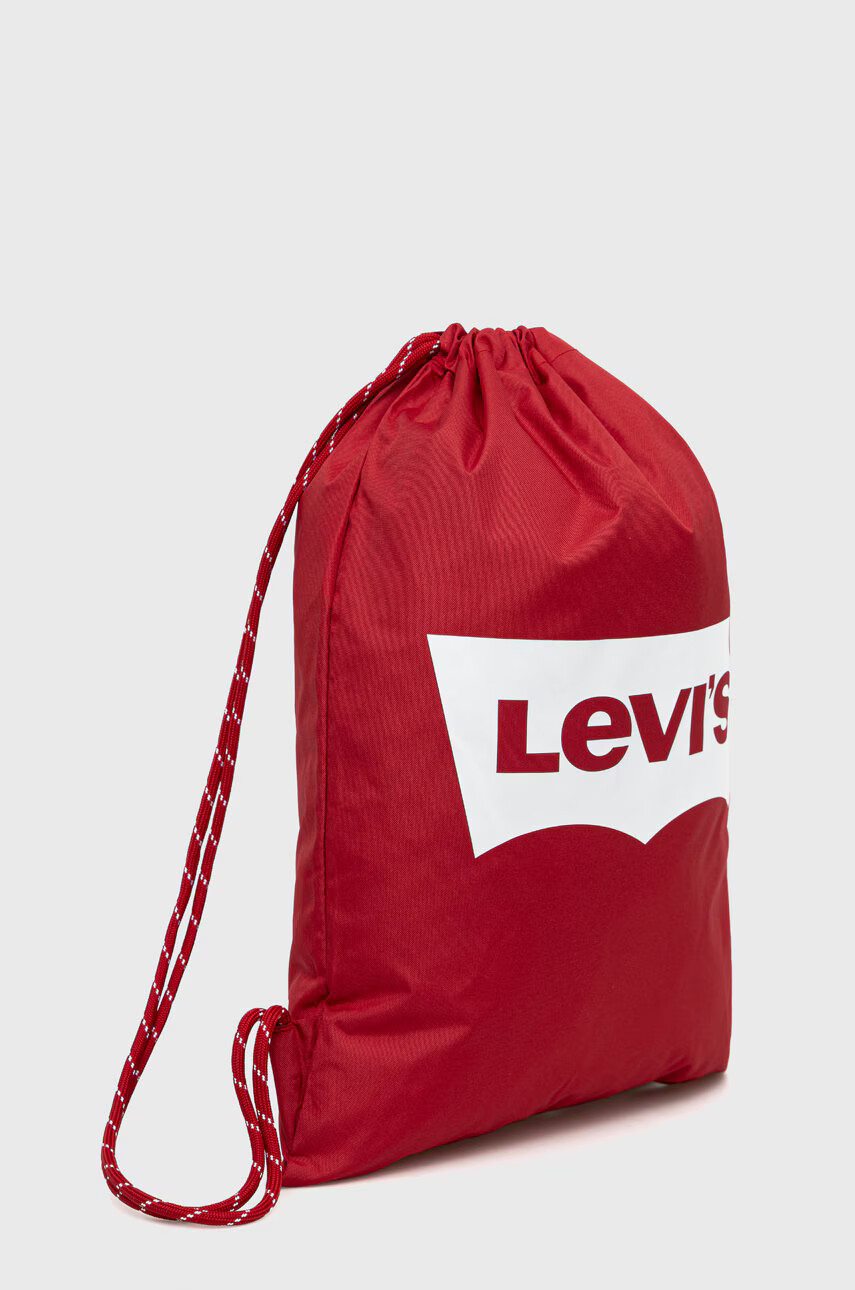 Levi's Детска раница в червено с принт - Pepit.bg