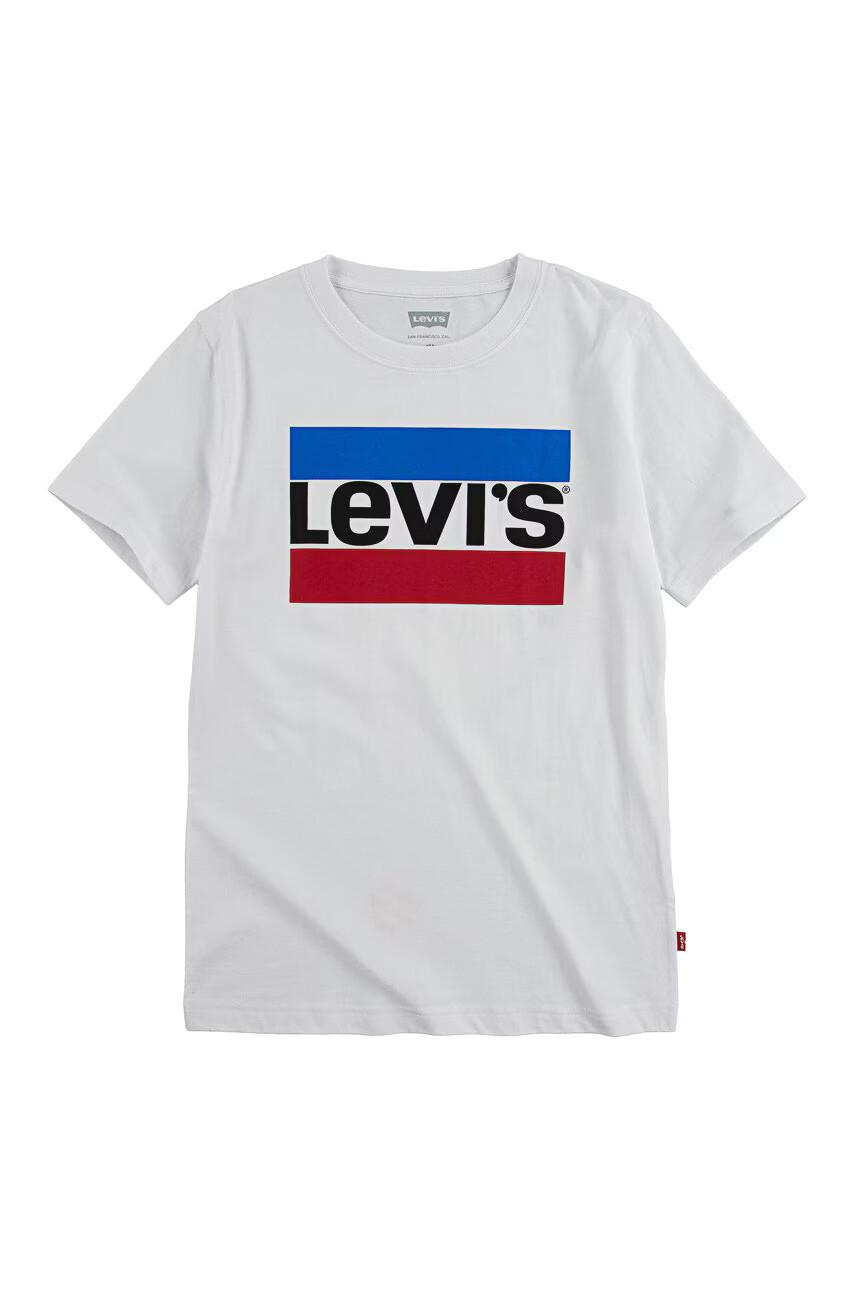 Levi's Детска тениска в бяло с принт - Pepit.bg
