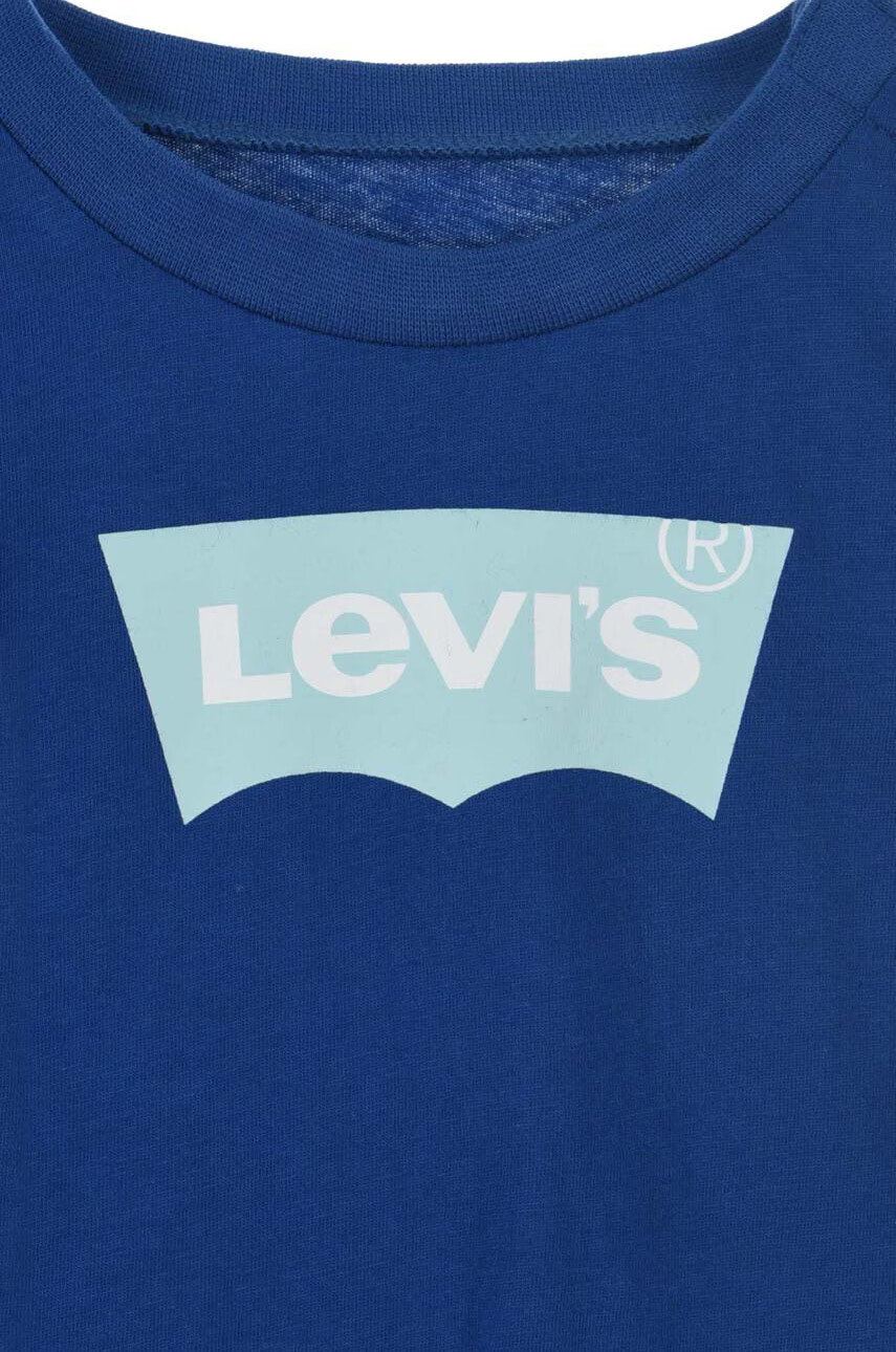 Levi's Детска тениска в синьо с принт - Pepit.bg