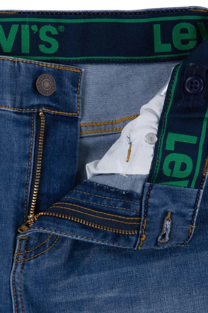 Levi's Детски дънков къс панталон в синьо - Pepit.bg