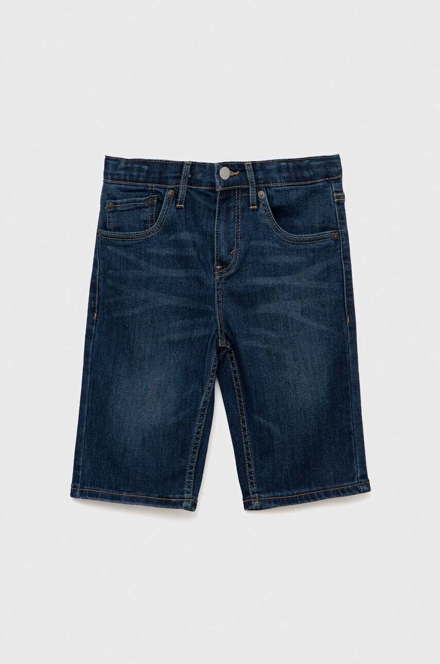 Levi's Детски дънков къс панталон в тъмносиньо - Pepit.bg