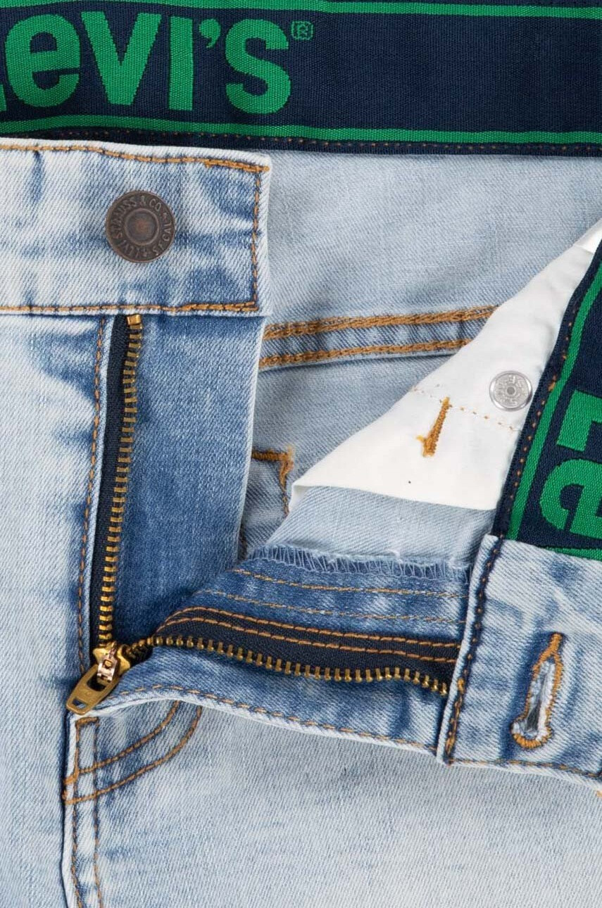Levi's Детски дънков къс панталон в синьо - Pepit.bg