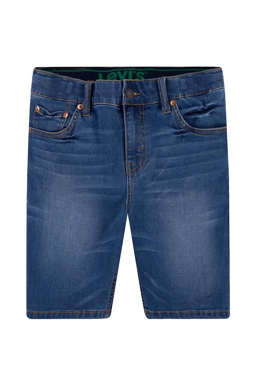 Levi's Детски дънков къс панталон в синьо - Pepit.bg