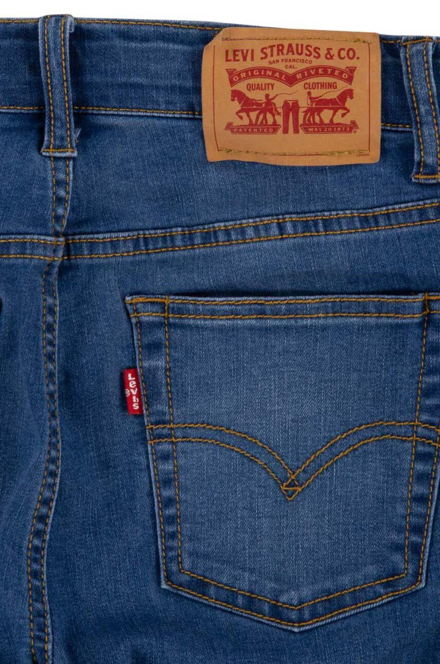 Levi's Детски дънков къс панталон в синьо - Pepit.bg