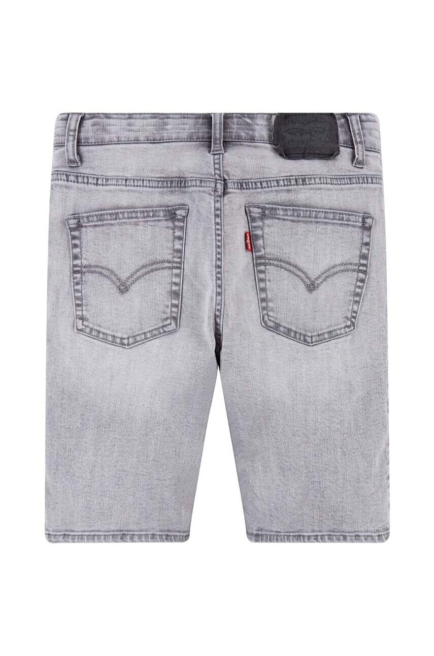 Levi's Детски дънков къс панталон в сиво - Pepit.bg