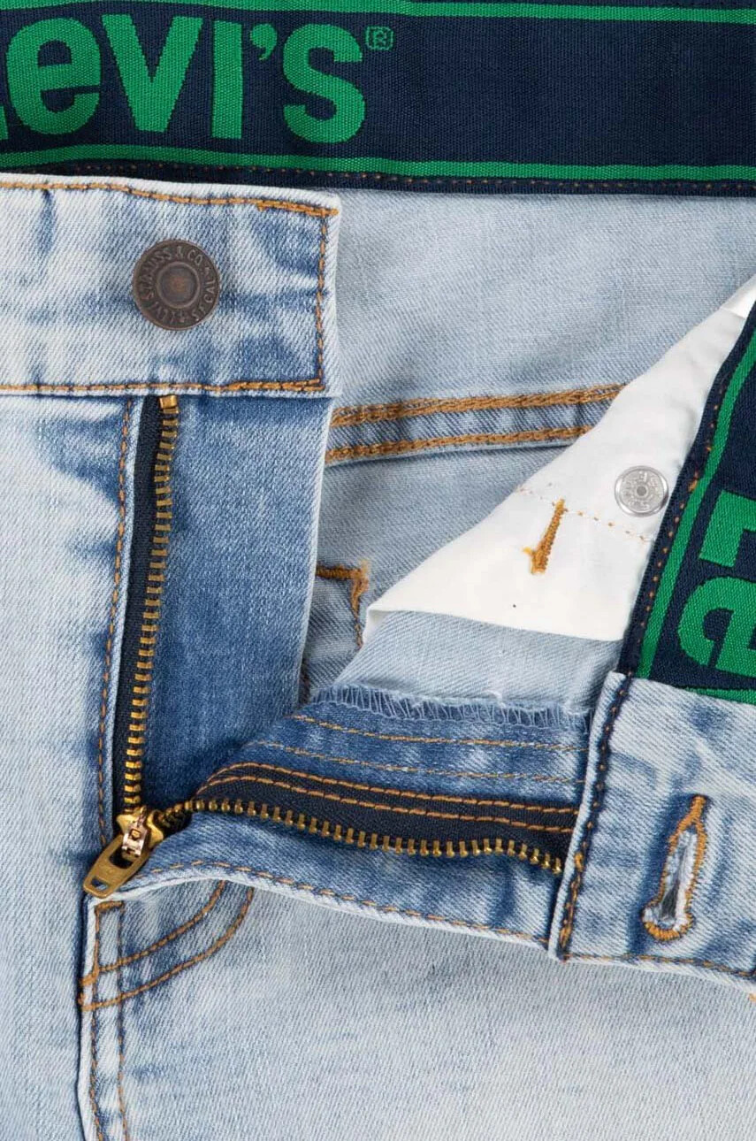 Levi's Детски дънков къс панталон - Pepit.bg