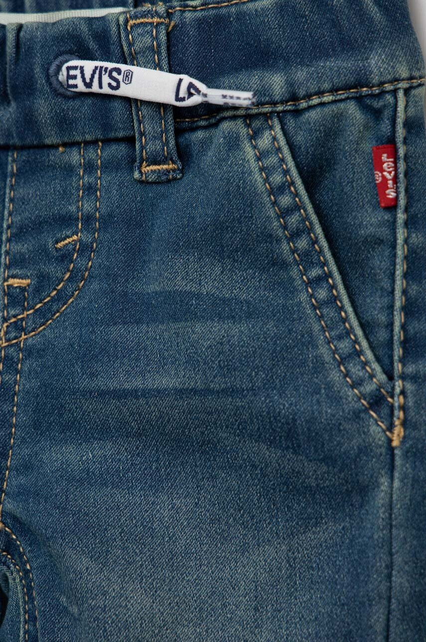 Levi's Детски къси панталони в синьо с изчистен дизайн - Pepit.bg
