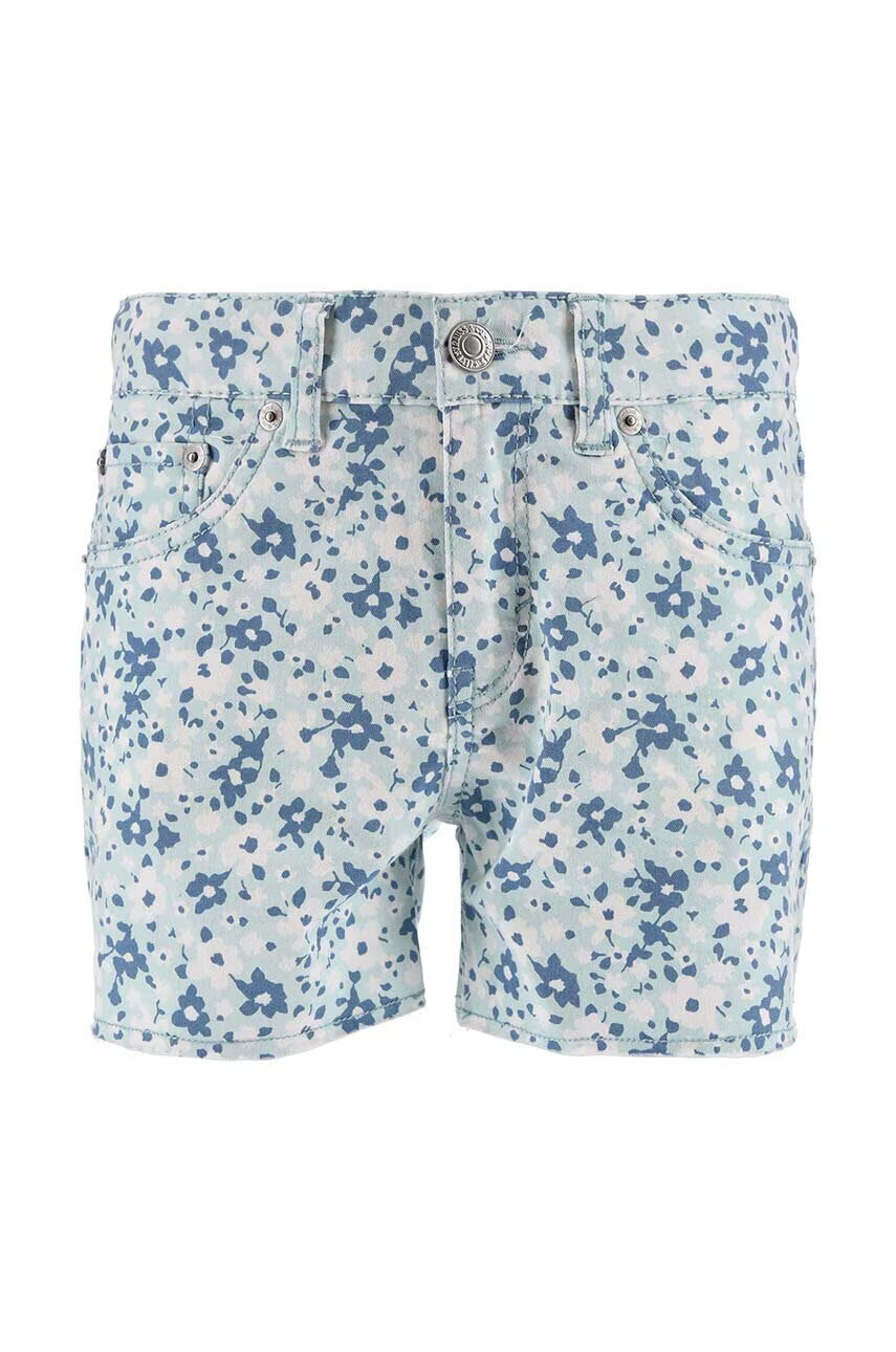 Levi's Детски къси панталони в синьо с десен - Pepit.bg