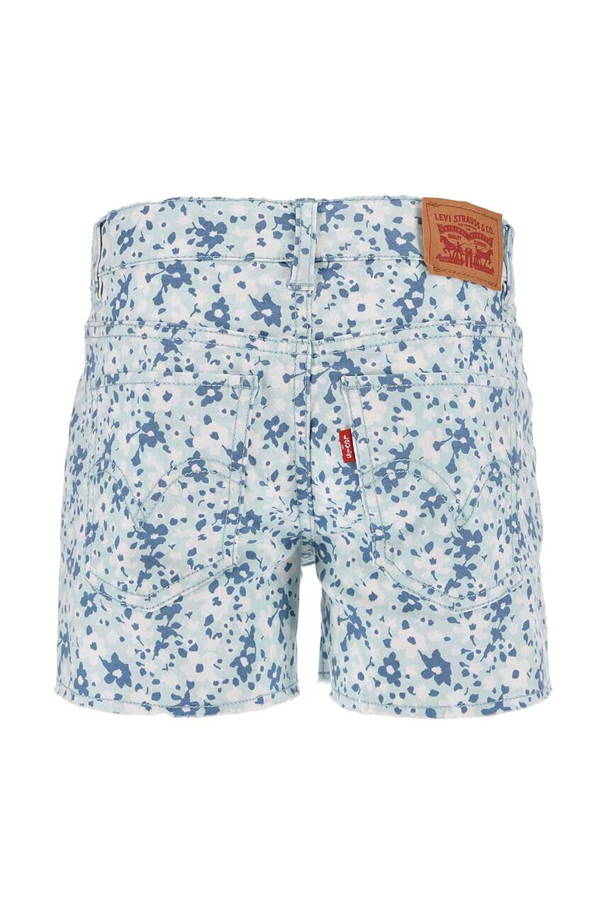 Levi's Детски къси панталони в синьо с десен - Pepit.bg