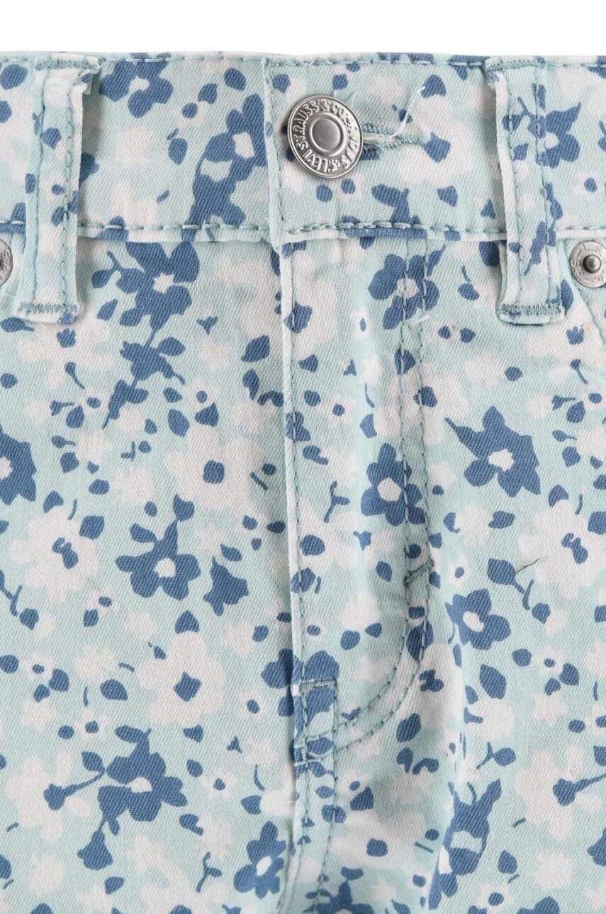 Levi's Детски къси панталони в синьо с десен - Pepit.bg