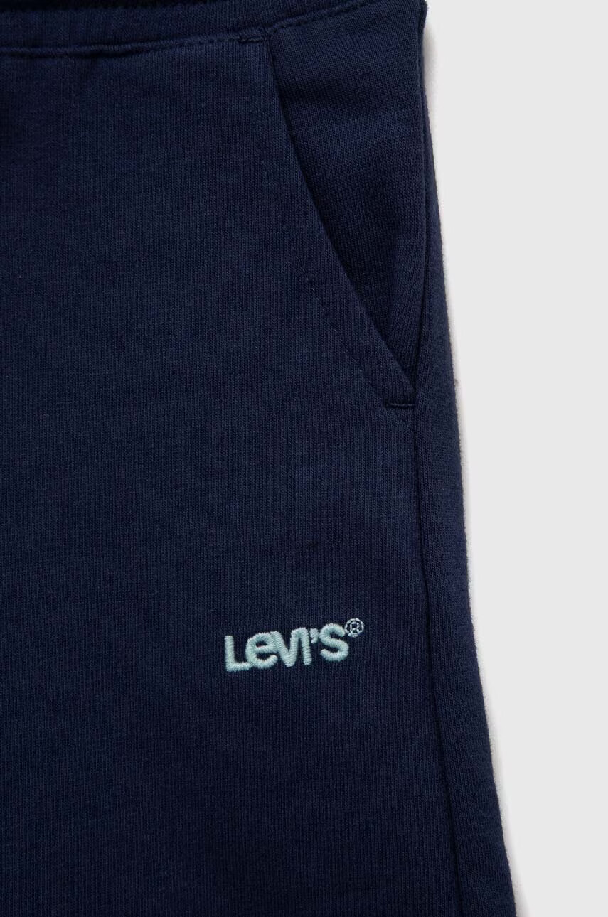 Levi's Детски къси панталони в синьо с изчистен дизайн - Pepit.bg