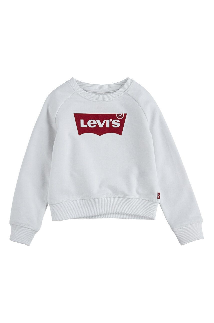 Levi's Детски суичър в бяло с принт - Pepit.bg