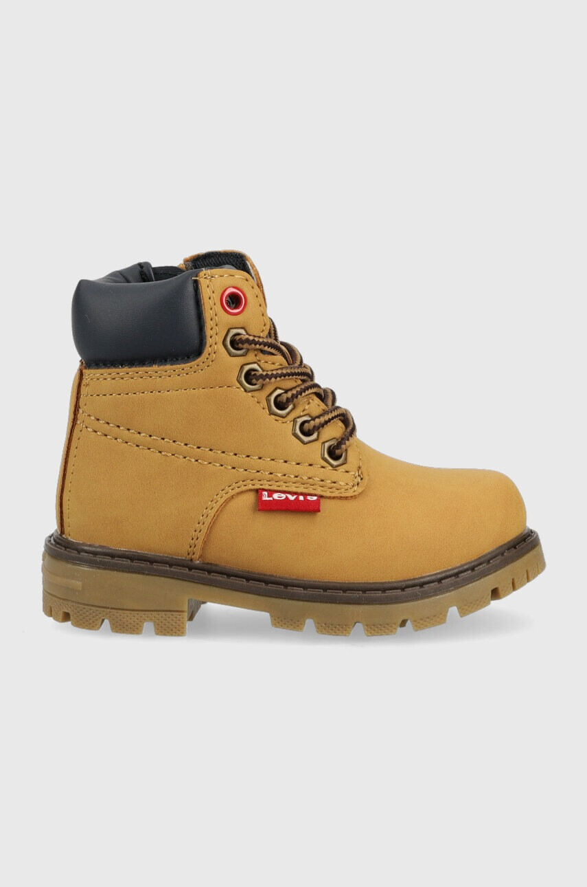 Levi's Детски зимни обувки в жълто - Pepit.bg