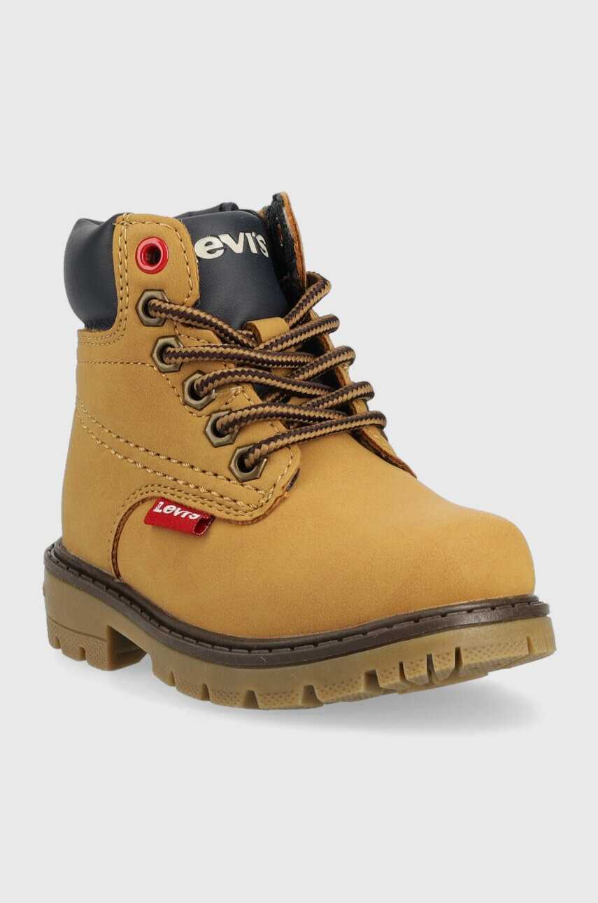 Levi's Детски зимни обувки в жълто - Pepit.bg