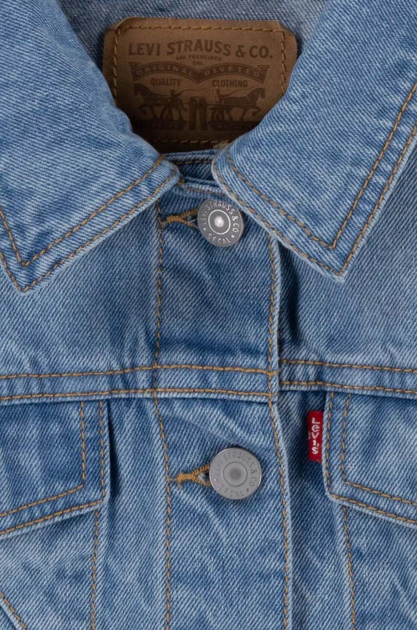 Levi's Детско дънково яке в синьо - Pepit.bg