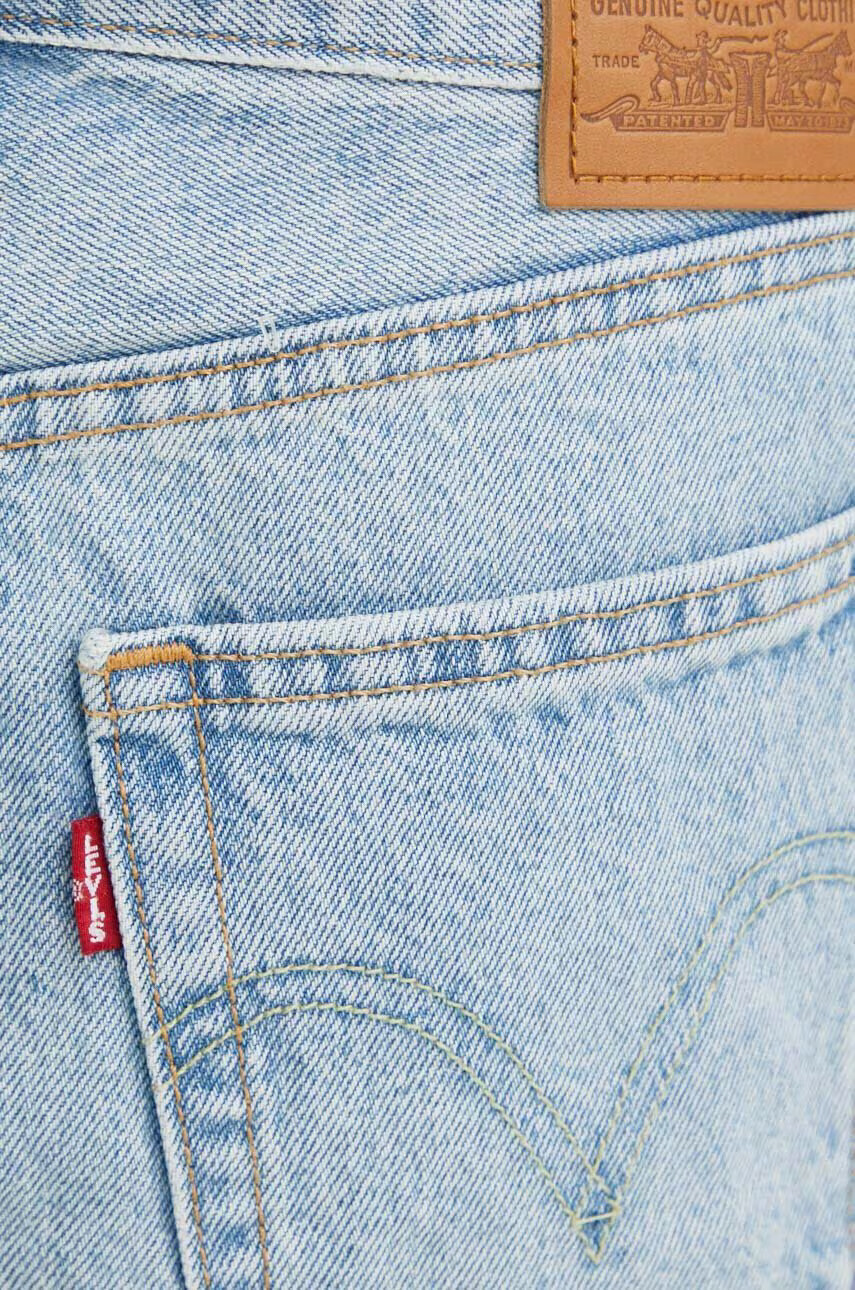 Levi's Дънкова пола в синьо къс модел със стандартна кройка - Pepit.bg