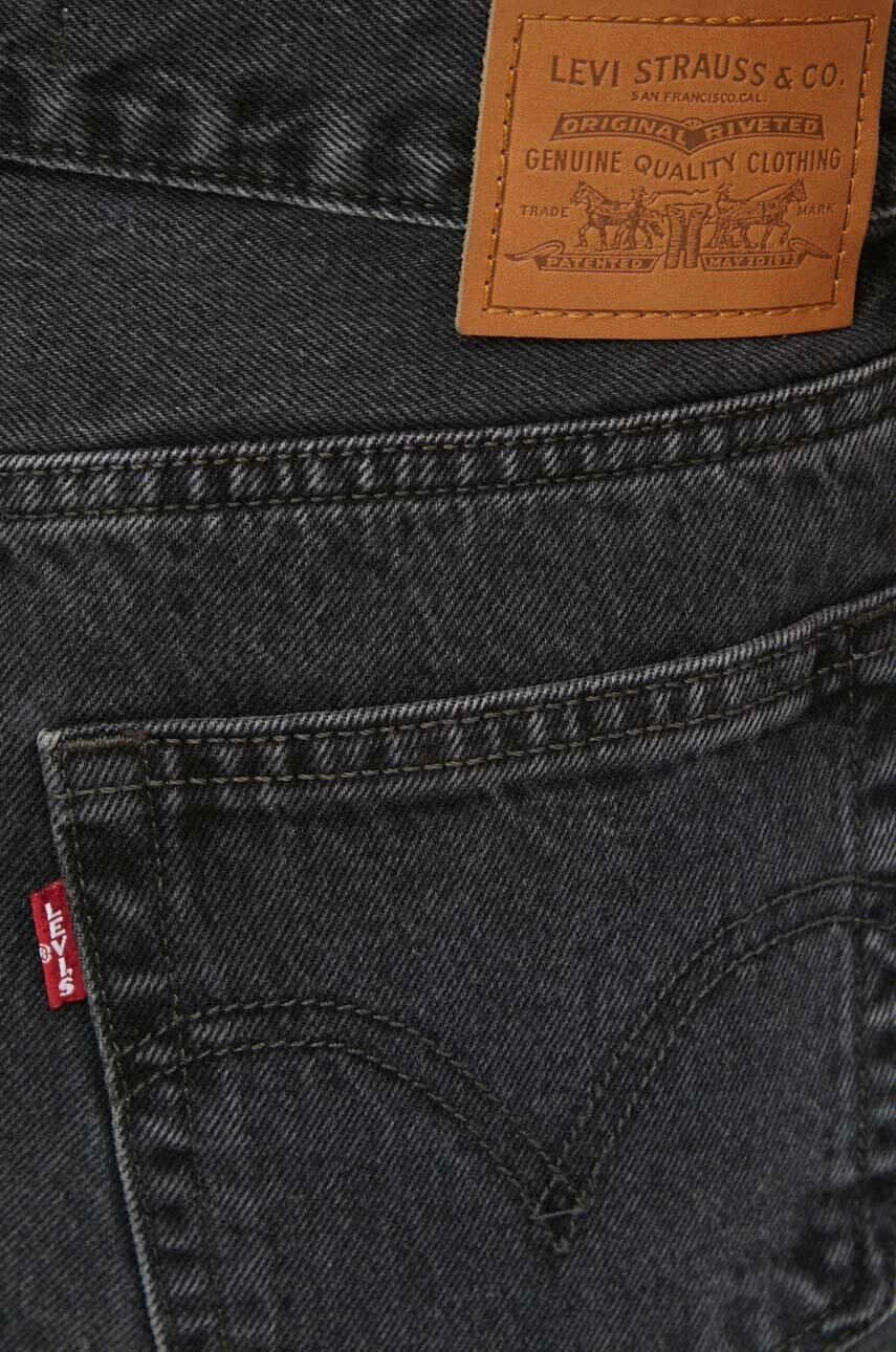 Levi's Дънкова пола в черно къс модел със стандартна кройка - Pepit.bg