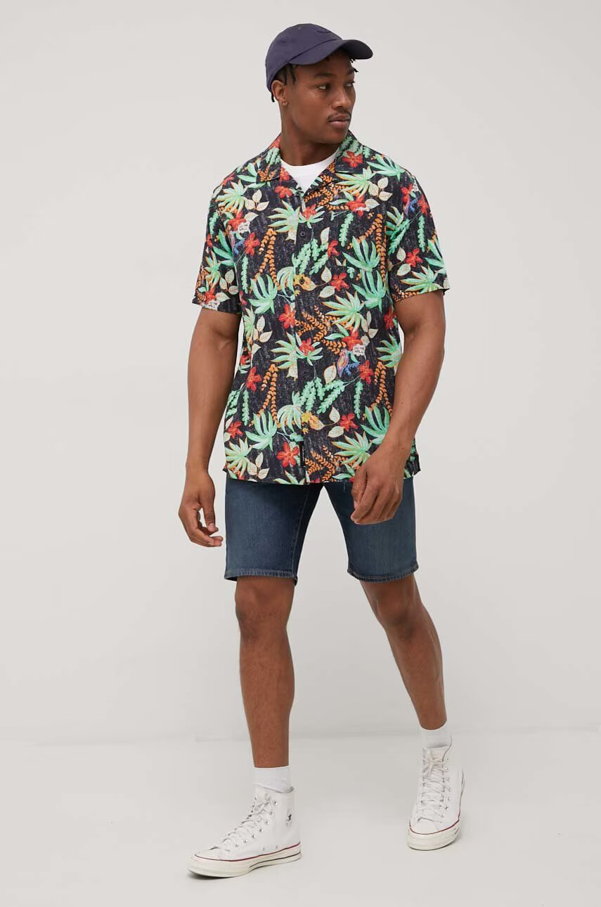 Levi's Дънкови къси панталони мъжко в тъмносиньо - Pepit.bg