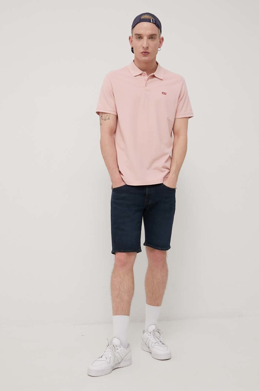 Levi's Дънкови къси панталони мъжко в тъмносиньо - Pepit.bg
