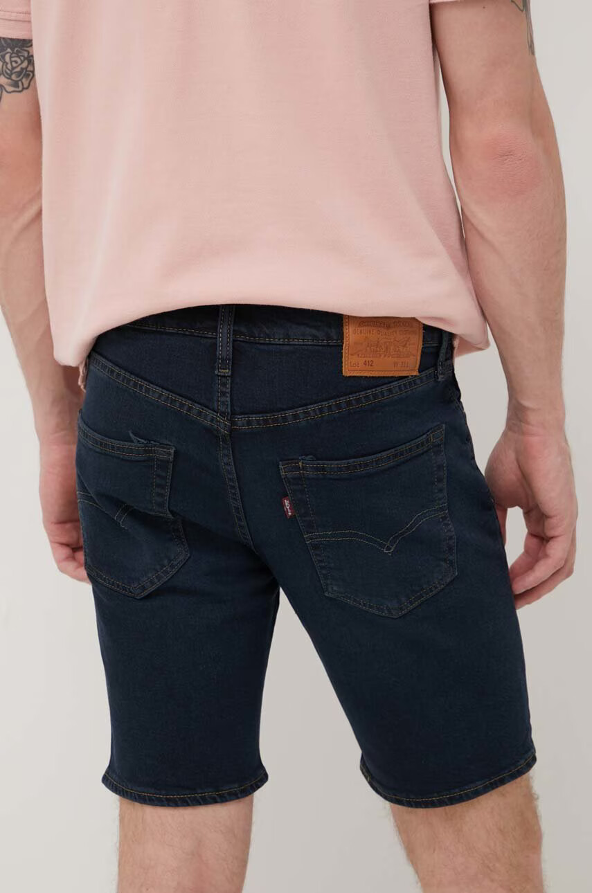 Levi's Дънкови къси панталони мъжко в тъмносиньо - Pepit.bg