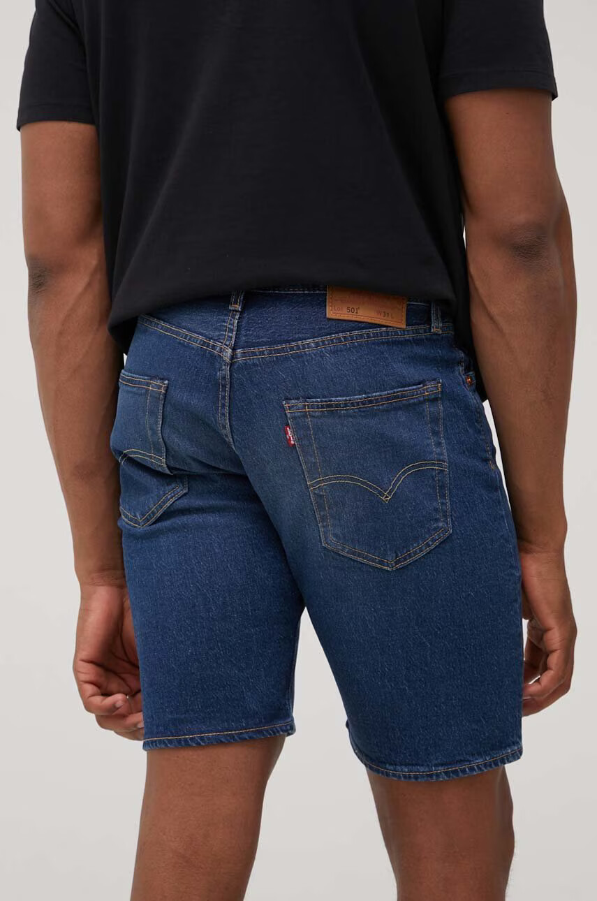 Levi's Дънкови къси панталони мъжко в тъмносиньо - Pepit.bg