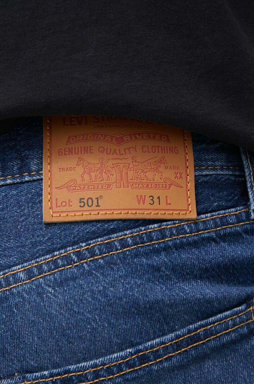 Levi's Дънкови къси панталони мъжко в тъмносиньо - Pepit.bg