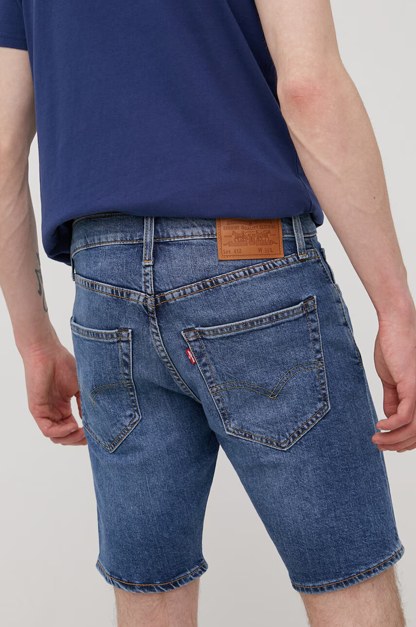Levi's Дънкови къси панталони в тъмносиньо - Pepit.bg