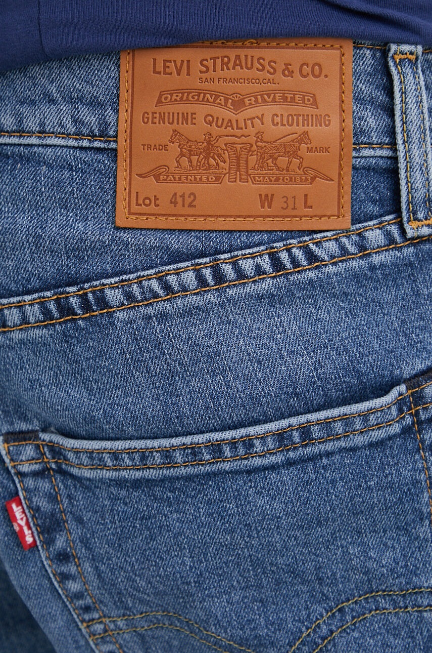 Levi's Дънкови къси панталони в тъмносиньо - Pepit.bg