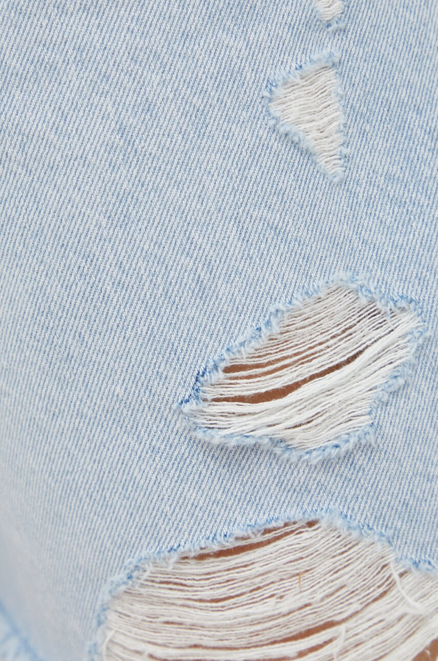 Levi's Дънкови къси панталони с изчистен дизайн с висока талия - Pepit.bg