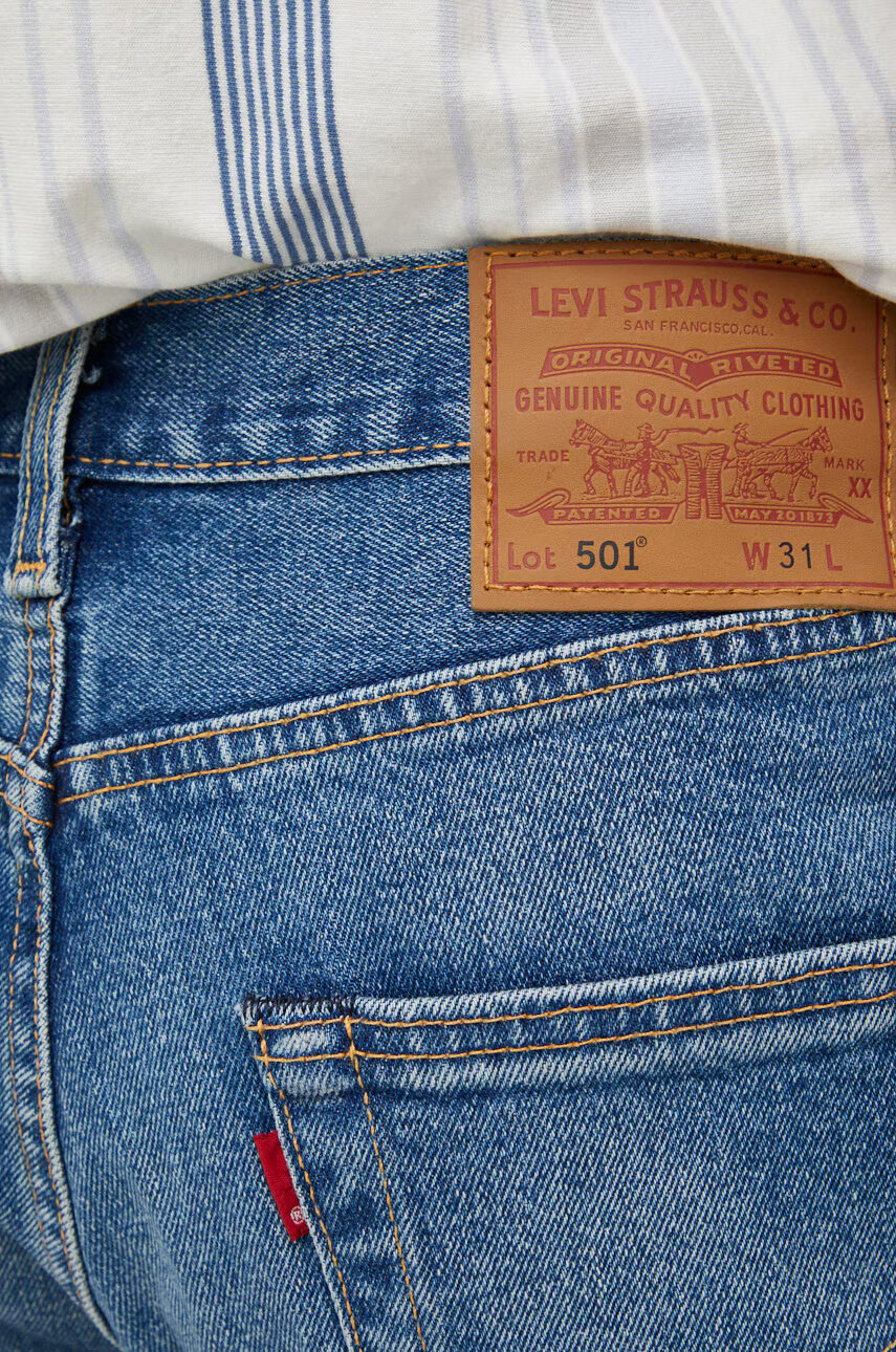 Levi's Дънкови къси панталони в тъмносиньо - Pepit.bg