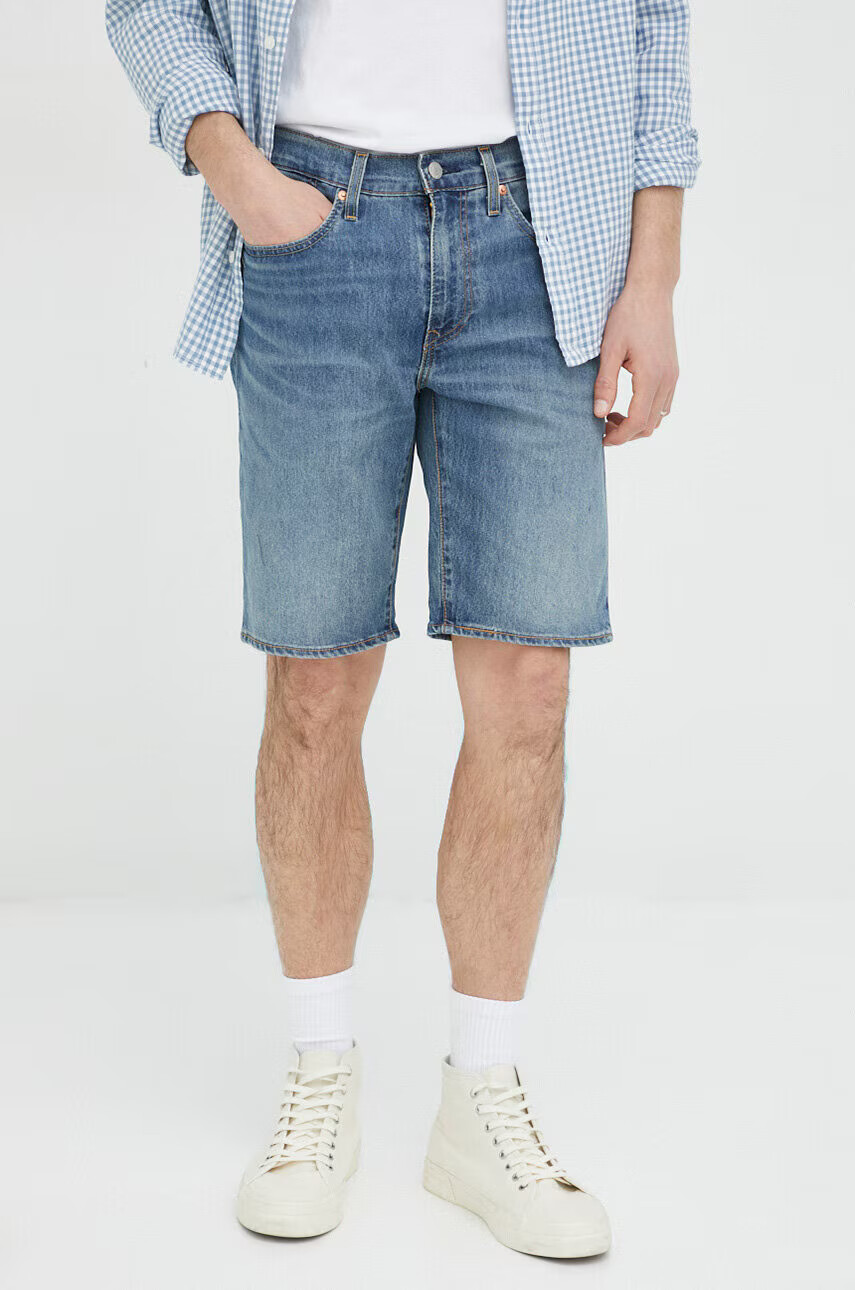 Levi's Дънкови къси панталони в тъмносиньо - Pepit.bg