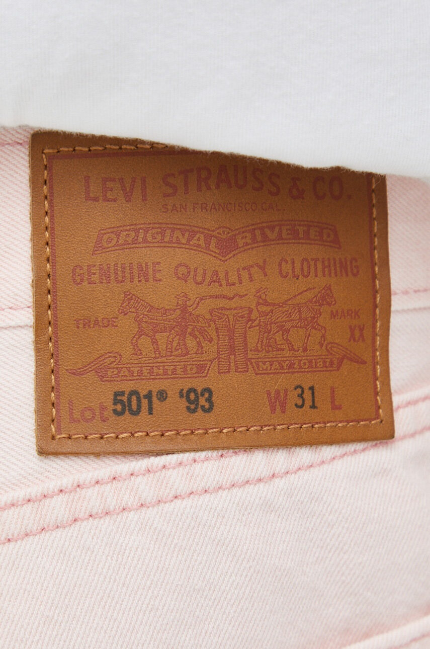 Levi's Дънкови къси панталони в розово - Pepit.bg