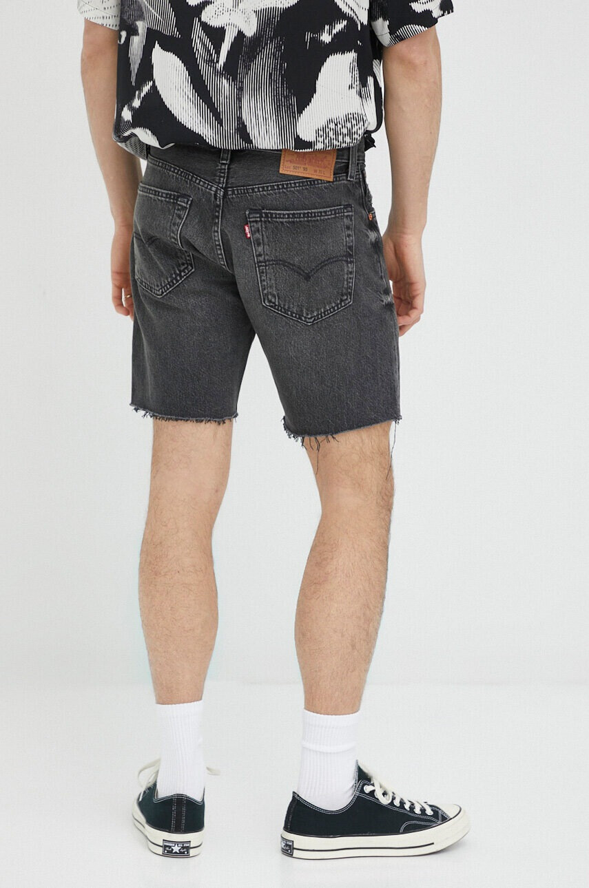 Levi's Дънкови къси панталони в черно - Pepit.bg