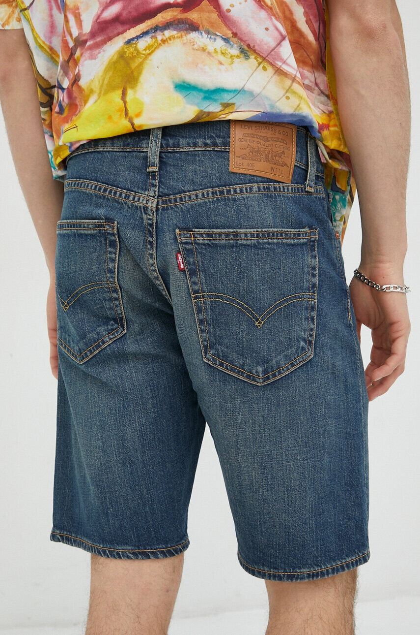 Levi's Дънкови къси панталони в тъмносиньо - Pepit.bg