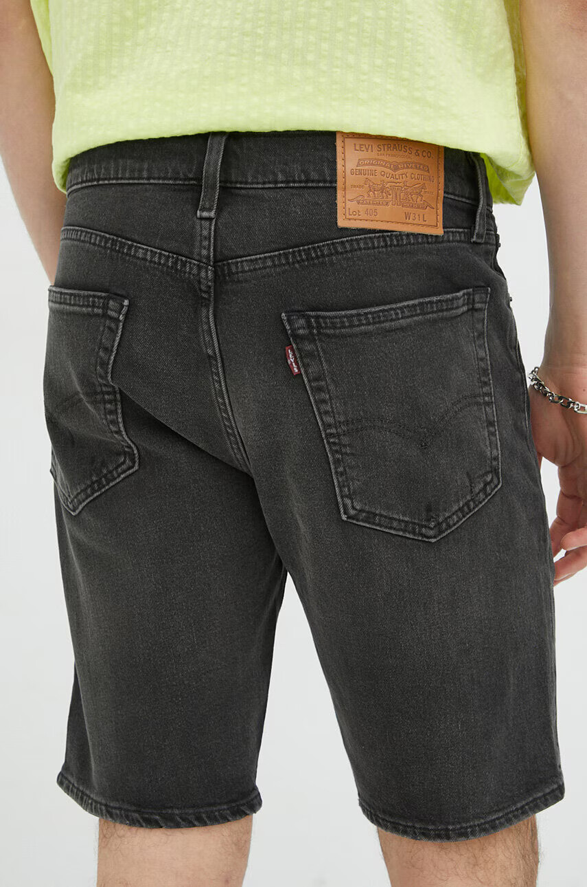 Levi's Дънкови къси панталони в черно - Pepit.bg