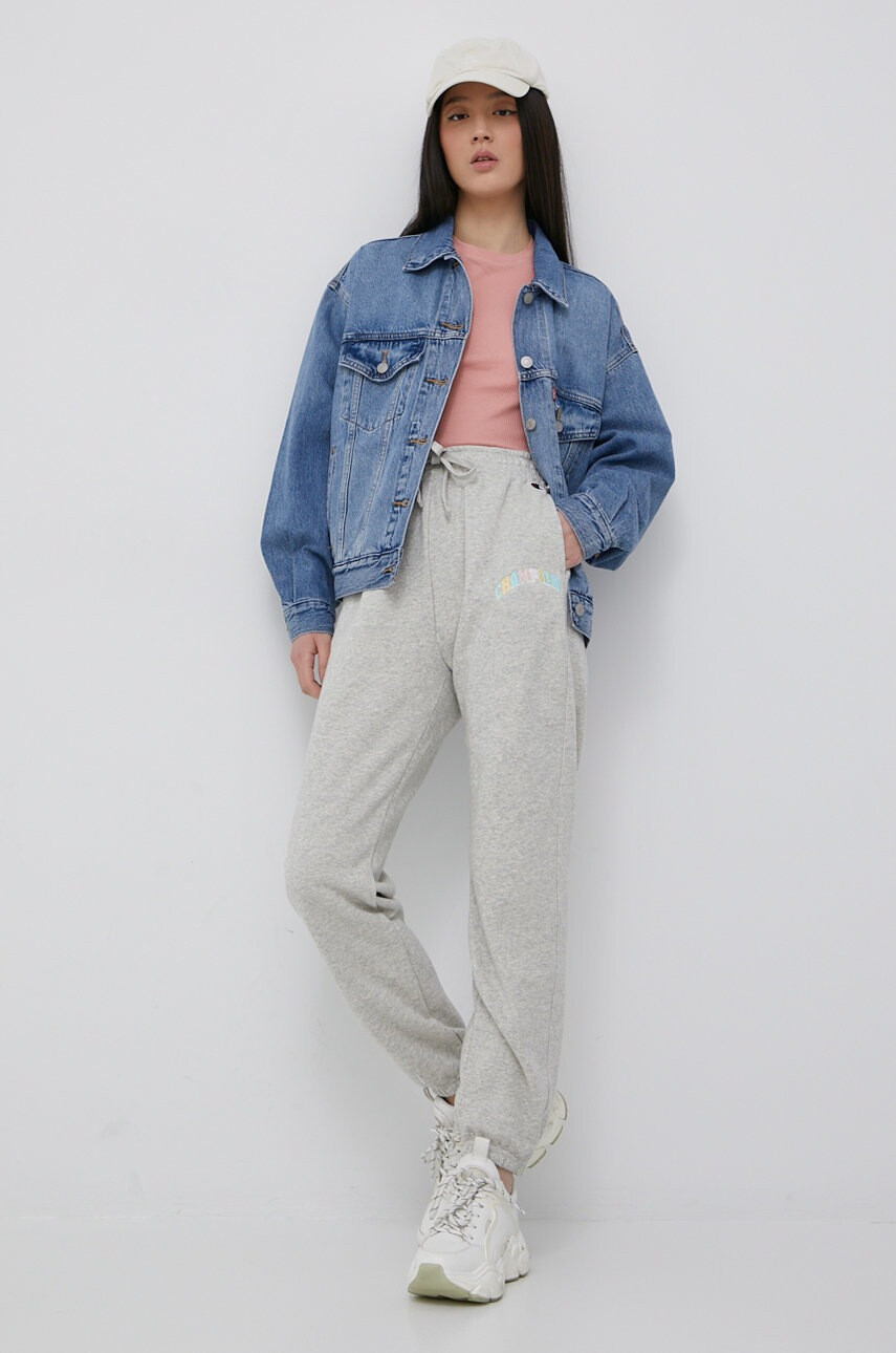 Levi's Дънково яке дамска с преходна изолация с уголемена кройка - Pepit.bg