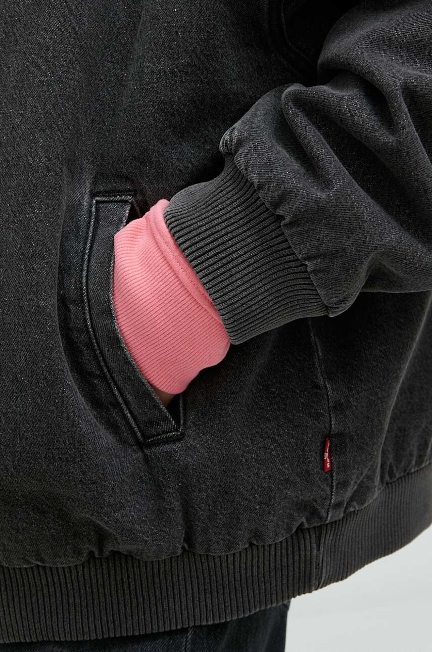 Levi's Дънково яке в черно с преходна изолация - Pepit.bg