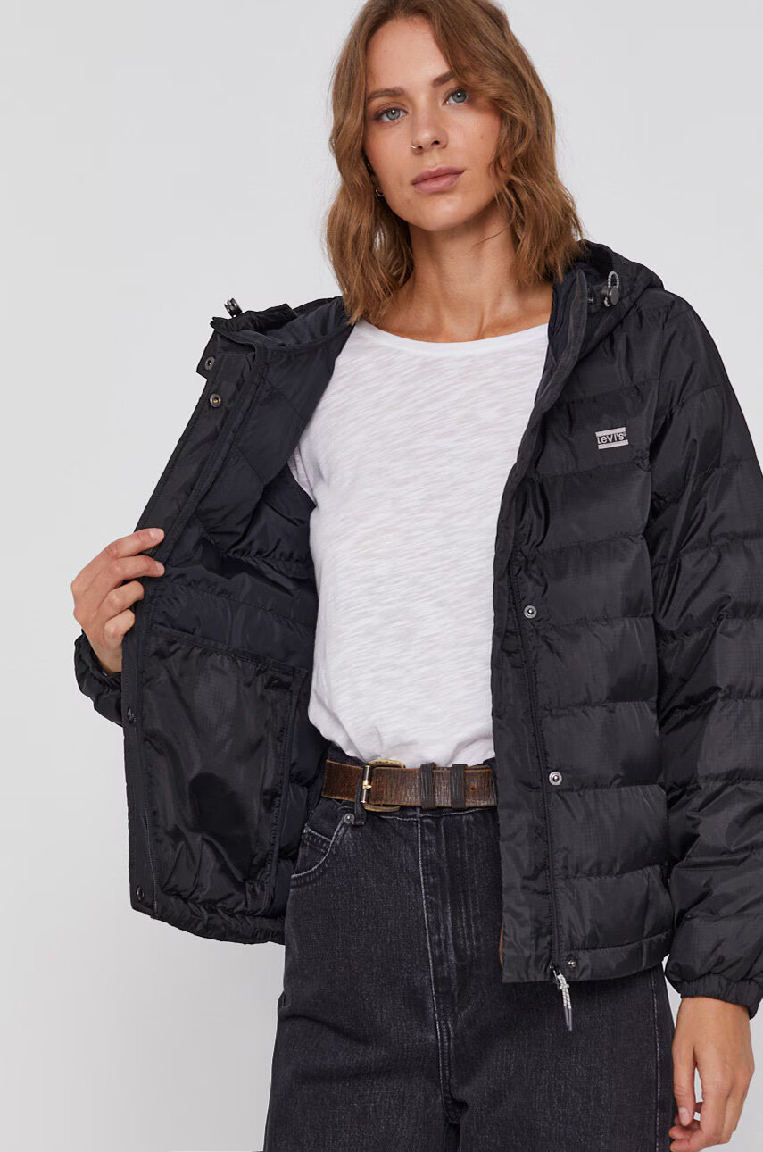 Levi's Яке дамско в черно с преходна изолация - Pepit.bg