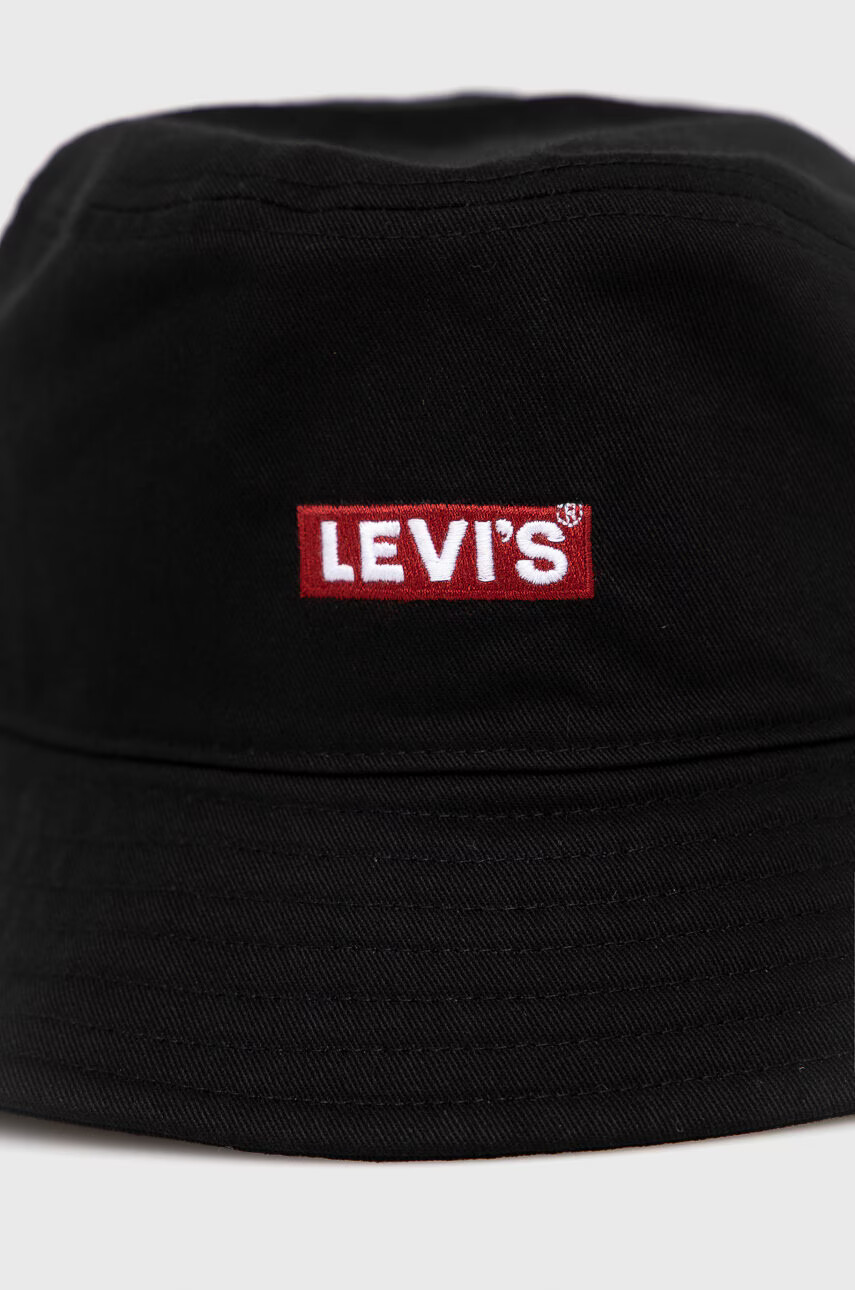 Levi's Капела в черно от памук - Pepit.bg