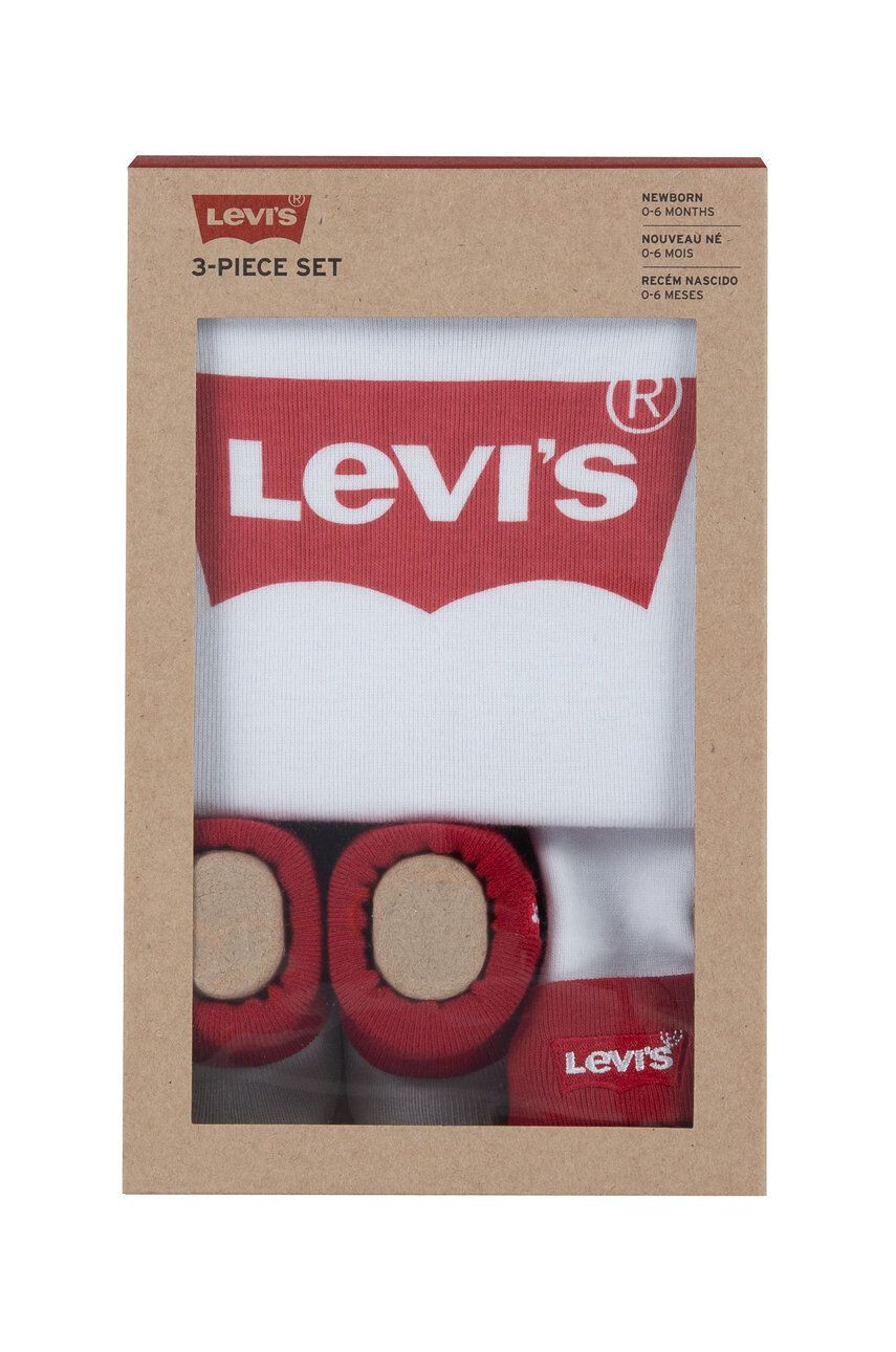 Levi's Комплект за бебета в бяло - Pepit.bg