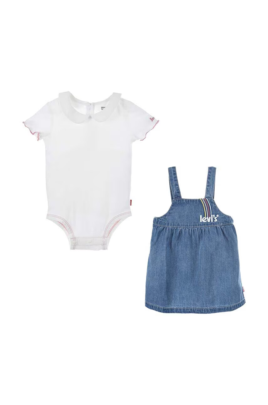 Levi's Комплект за бебета в бяло - Pepit.bg