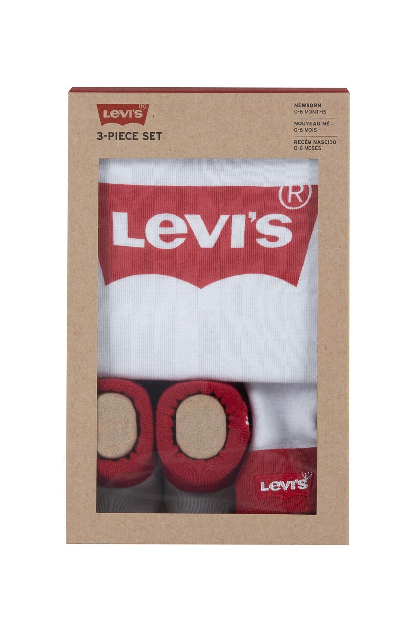 Levi's Комплект за бебета в бяло - Pepit.bg