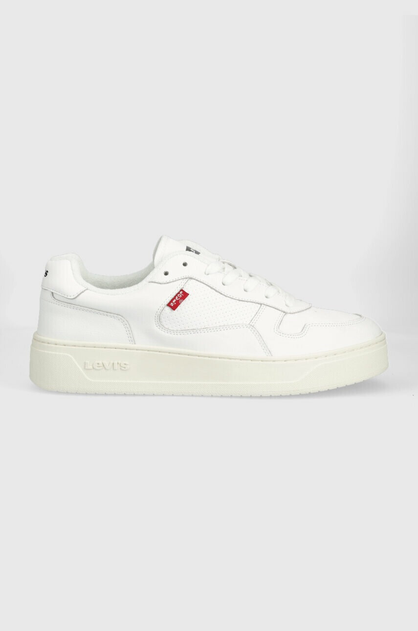 Levi's Кожени маратонки Glide в бяло D7521.0001 - Pepit.bg